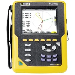 Chauvin Arnoux CA 8333 Netz-Analysegerät, Netzanalysato, Messtechnik, Gelb, Schwarz
