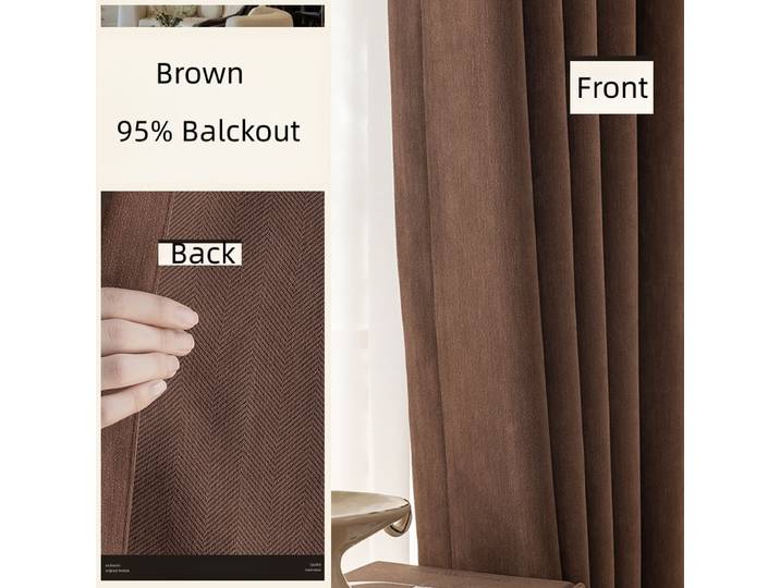 Rideaux de chambre en chenille, rideaux de salon, rideaux occultants thermiques isolants pour fenêtres, économie d'énergie