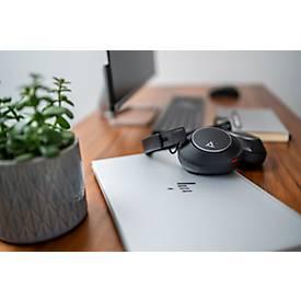 Poly Over-Ear-Headset Voyager Surround 80 UC, USB-C/A-Adapter, Noise Cancelling
