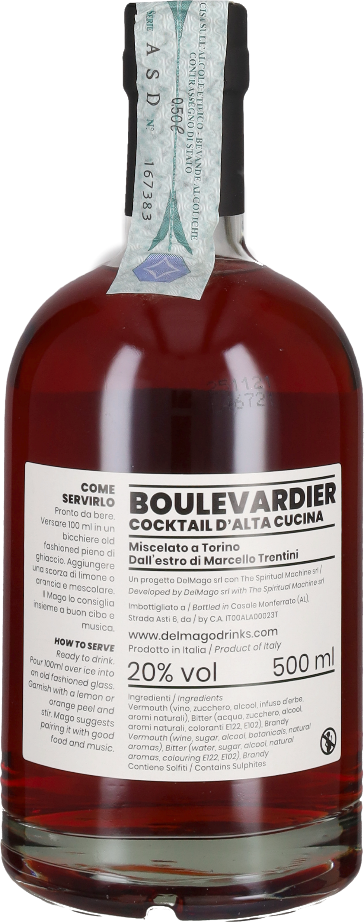 DelMago Boulevardier 'Ready to Drink' 50cl