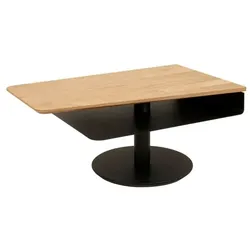 Vierhaus Couchtisch 1887-WEI-ANM Holz Braun Wildeiche