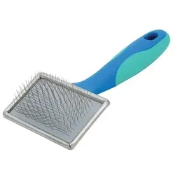 Vivog Slickerborstel Zacht Blauw (Hund, Katze), Tierpflegegerät