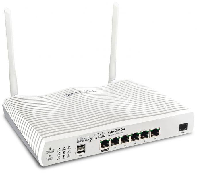 DrayTek Vigor 2866 VDSL2 Super V. ModemRouter met G.Fast