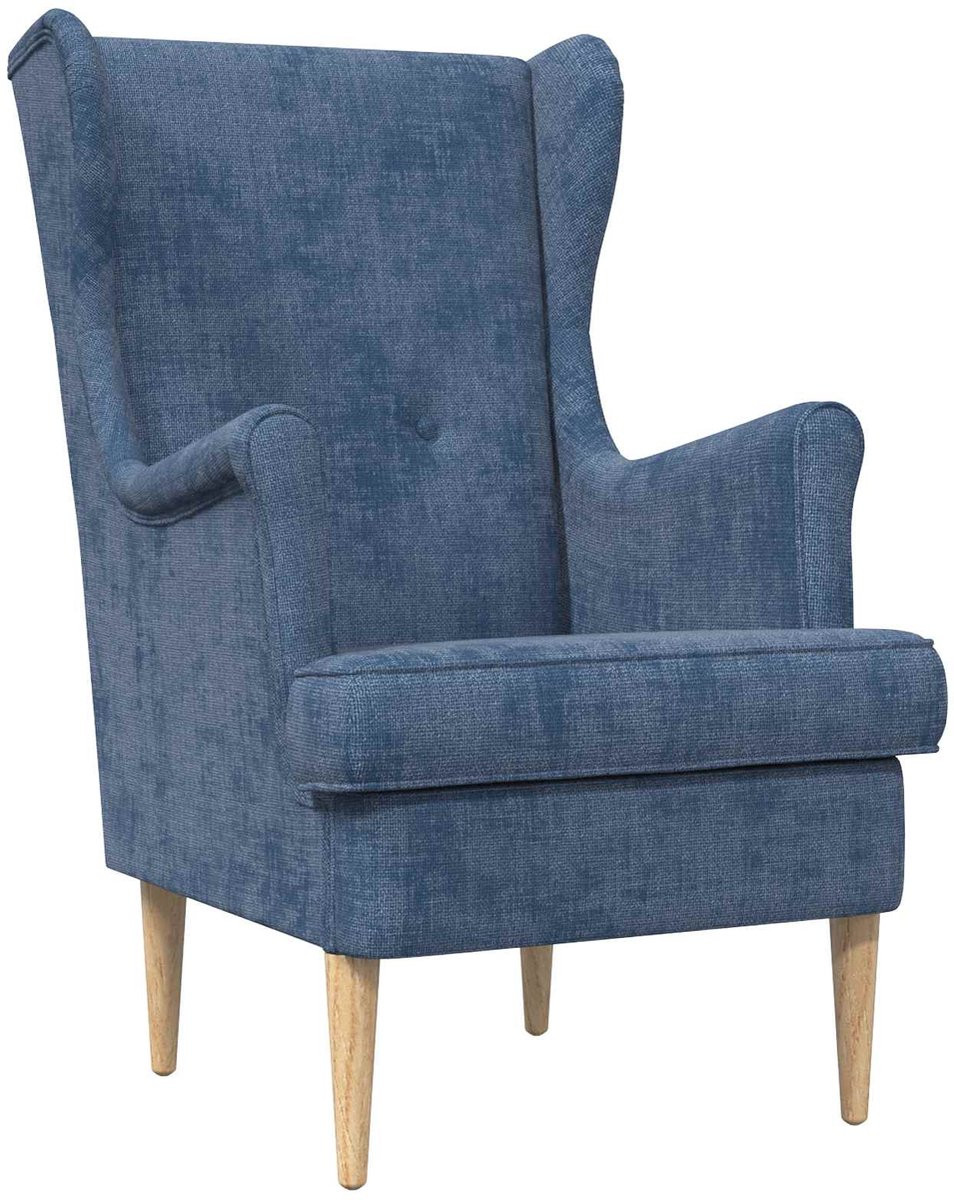 vidaXL ARES Fauteuil - Blauw - Modern
