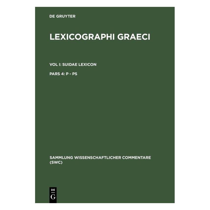 De Gruyter P - Ps (Griechisch, Hardcover, Ada Adler) (67833840)