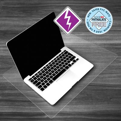 Floortex "Desktex® Vinyl Anti-Static Desk Pad - 19"" x 24"""