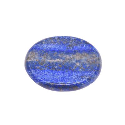Edelstein FIRETTI "Schmuck Geschenk Daumenstein / Worry Stone / Yogastein", blau (blau, stein), EdelsteineB:3,5cm H:1cm L:4,5cm, Stein, Lapislazuli, B:3,5cm H:1cm L:4,5cm