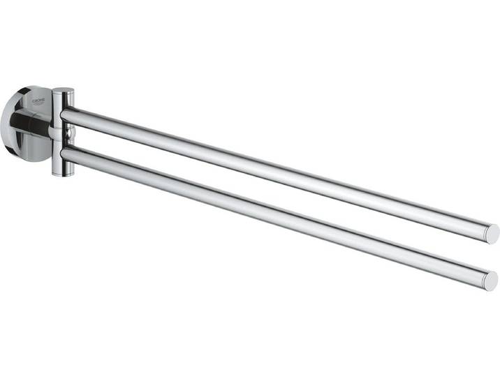 Handtuchhalter GROHE Start , silber (silberfarben), Metall, Handtuchhalter, Handtuchhalter