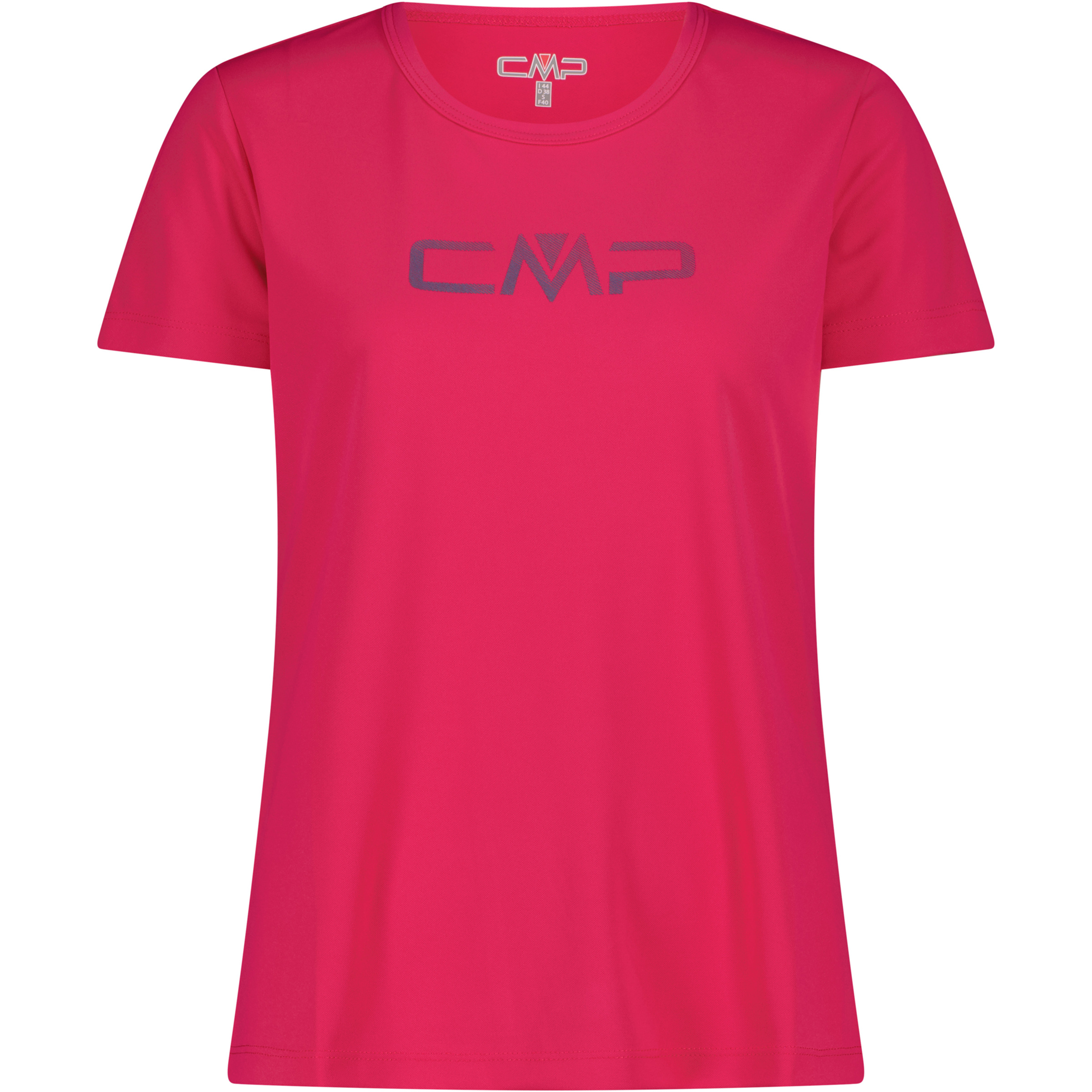 CMP Funktions Print Damen T-Shirts pink Größe XXL Trekking Geruchsneutralisierend
