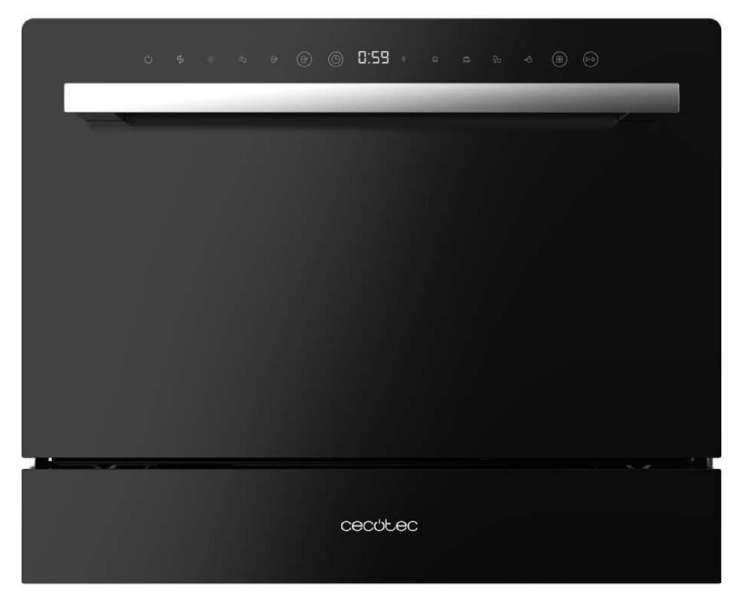 Cecotec Bolero Aguazero 2400 Black Glass, Arbeitsplatte, Kompakt, Schwarz, Schwarz, Weiß, Berührung