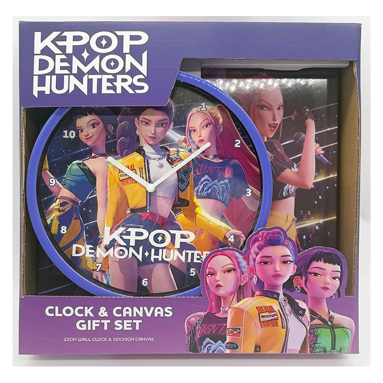 Pyramid KPop Demon Hunters coffret cadeau Clock & Canvas (GGIF0105)