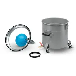 Behälter mit Ablasshahn, Stahl, beschichtet, 60 l