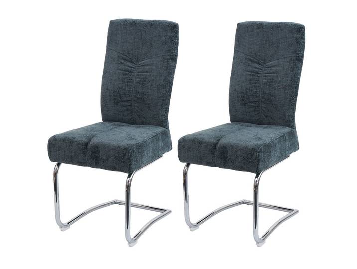 ESSZIMMERSTUHL Blau 2er-Set