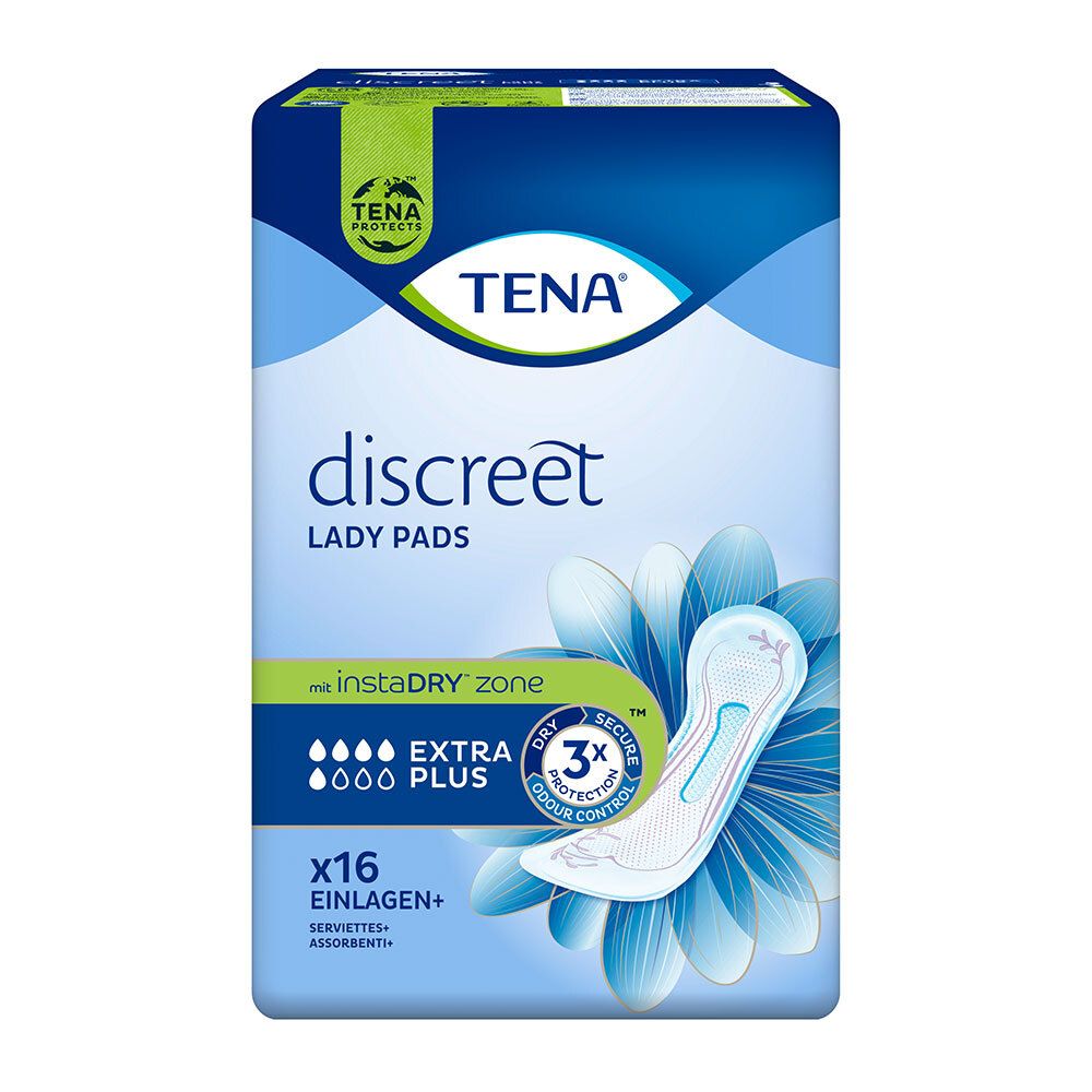 Tena Lady Discreet Inkontinenz Einlagen extra plus 16 St Binden