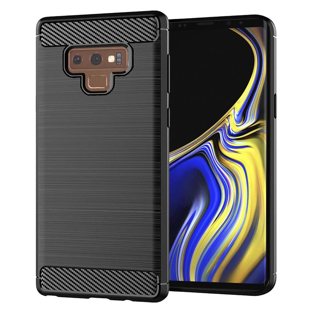 Techsuit - Carbon Silicone - Samsung Galaxy Note 9 - Black (Samsung Galaxy Note 9) (56336864)