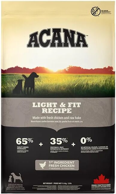 Acana Ração Para Cães Light & Fit 11,4 Kg