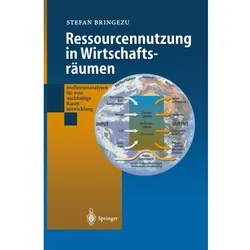 Ressourcennutzung in Wirtschaftsräumen, Fachbücher von Stefan Bringezu