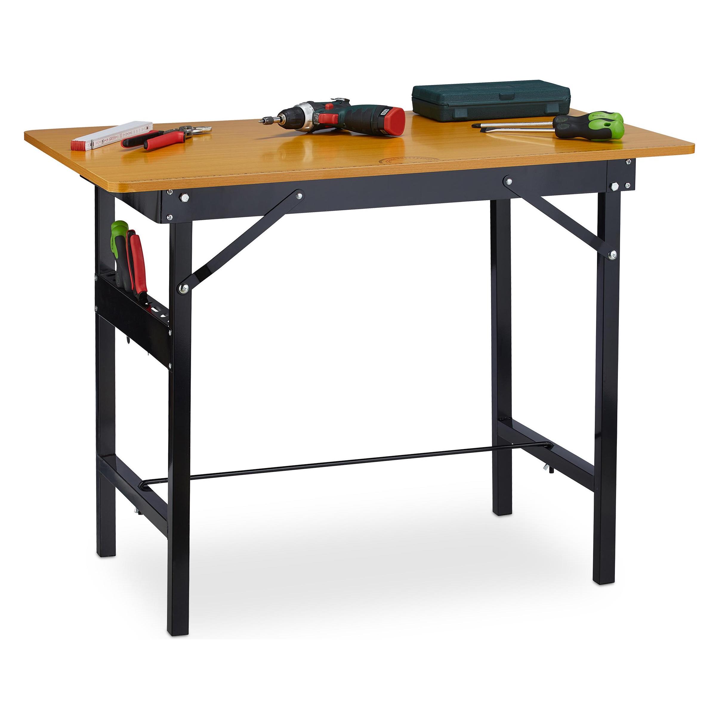 Relaxdays Klappwerkbank (100 cm, 60 cm) (4052025386832)
