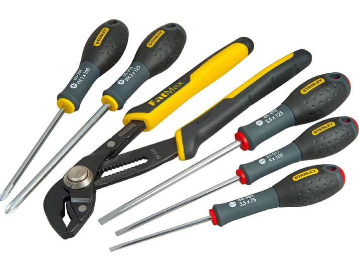 Stanley FatMax 6-delige Schroevendraaierset met Waterpomptang