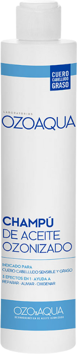 Champô de óleo Ozonizado Couro cabelludo sensível e gorduroso 250ml