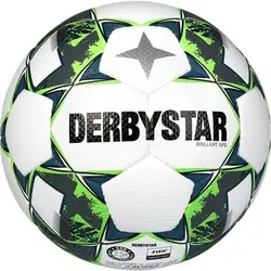 DERBYSTAR Ball Brillant APS v22, Größe 5 in Weiß Weiß