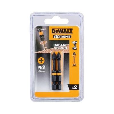 DEWALT Torsion Bit schlagf. Ph2 50mm 2Stk