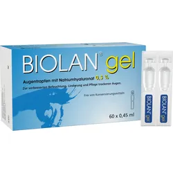 BIOLAN Gel Augentropfen 60X0.45 ml Augentropfen