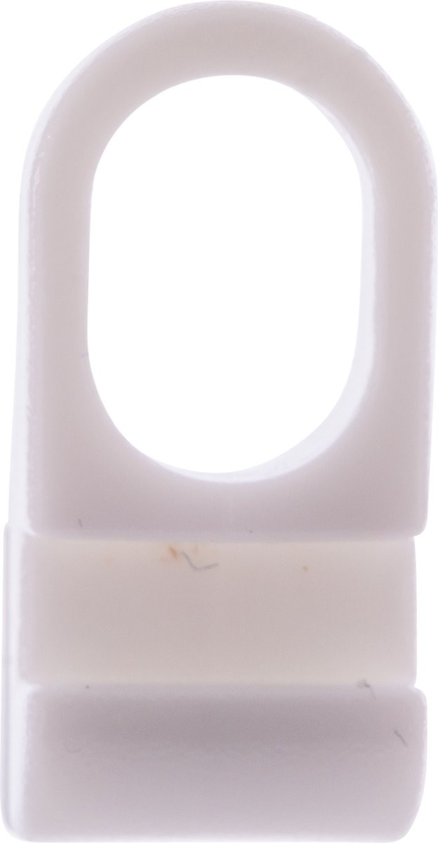 Glijder voor KS rail asymmetrisch, 100 stuks, Wit