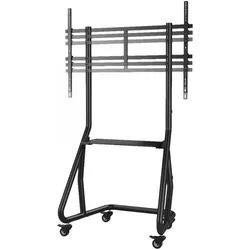 Hama Trolley", Fernsehständer m. Rollen, 254 cm (100 (80 kg, 48.82" - 100"), TV Ständer, Schwarz