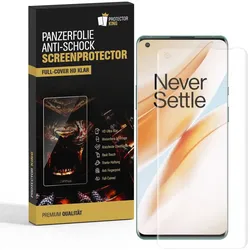 1x Panzerfolie für OnePlus 8 Pro FULL COVER PET Displayschutz Displayfolie KLAR