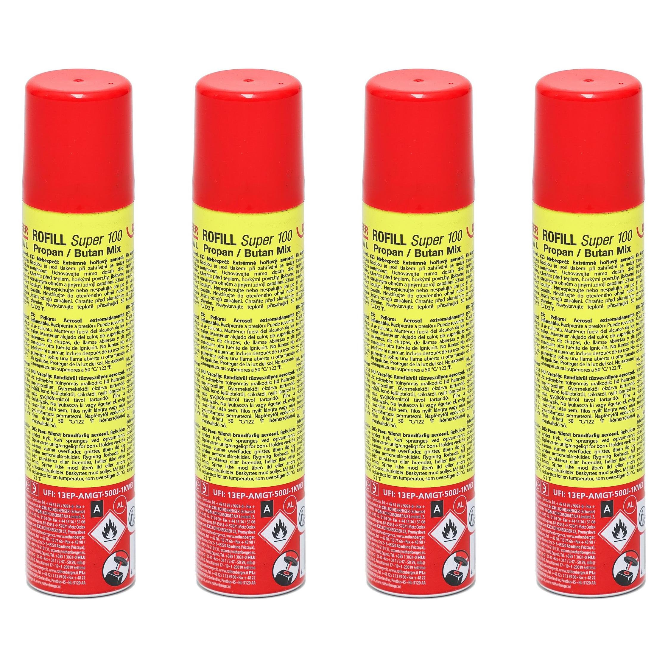 Rothenberger Universalgas Brenn - Gas - Kartusche (1500003901)