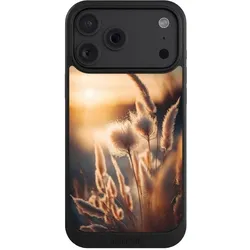 Nivocase Hülle für Apple iPhone 18 Pro Max Handyhülle NIVOcore Case Schwarz Natur Sonne Pampasgras (Apple iPhone 18 Pro Max), Smartphone Hülle, Schwarz
