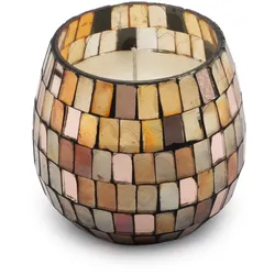 Small Glass Jar Candles - Amber Mosaic