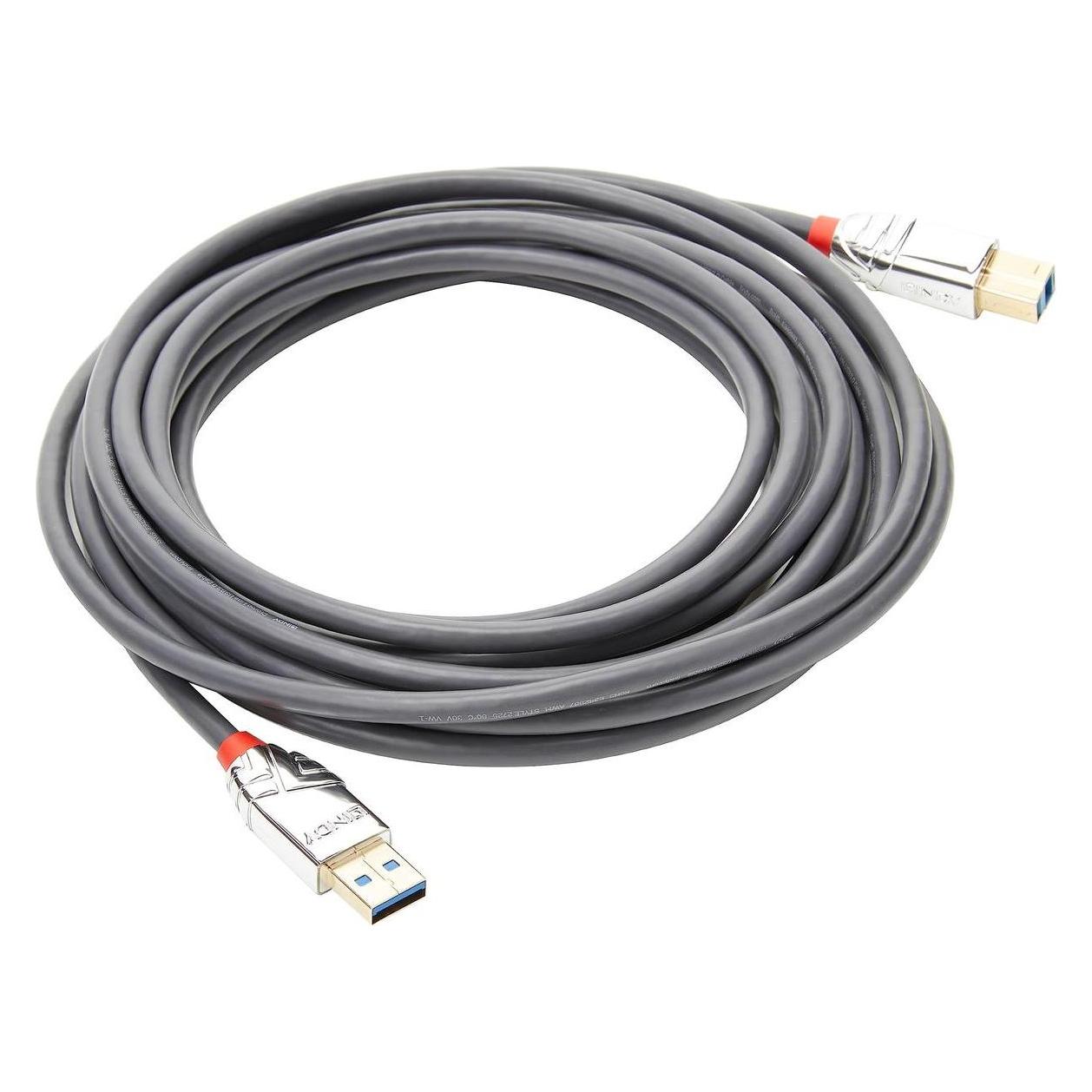 Lindy USB/A-USB/B M-M (5 m, USB 3.2 Gen 1) (36664)