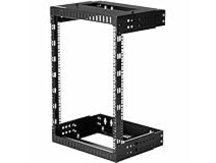 StarTech Rack Mural 15U Cadre Ouvert 19 , Ajustable, 90kg (RK15WALLOA)