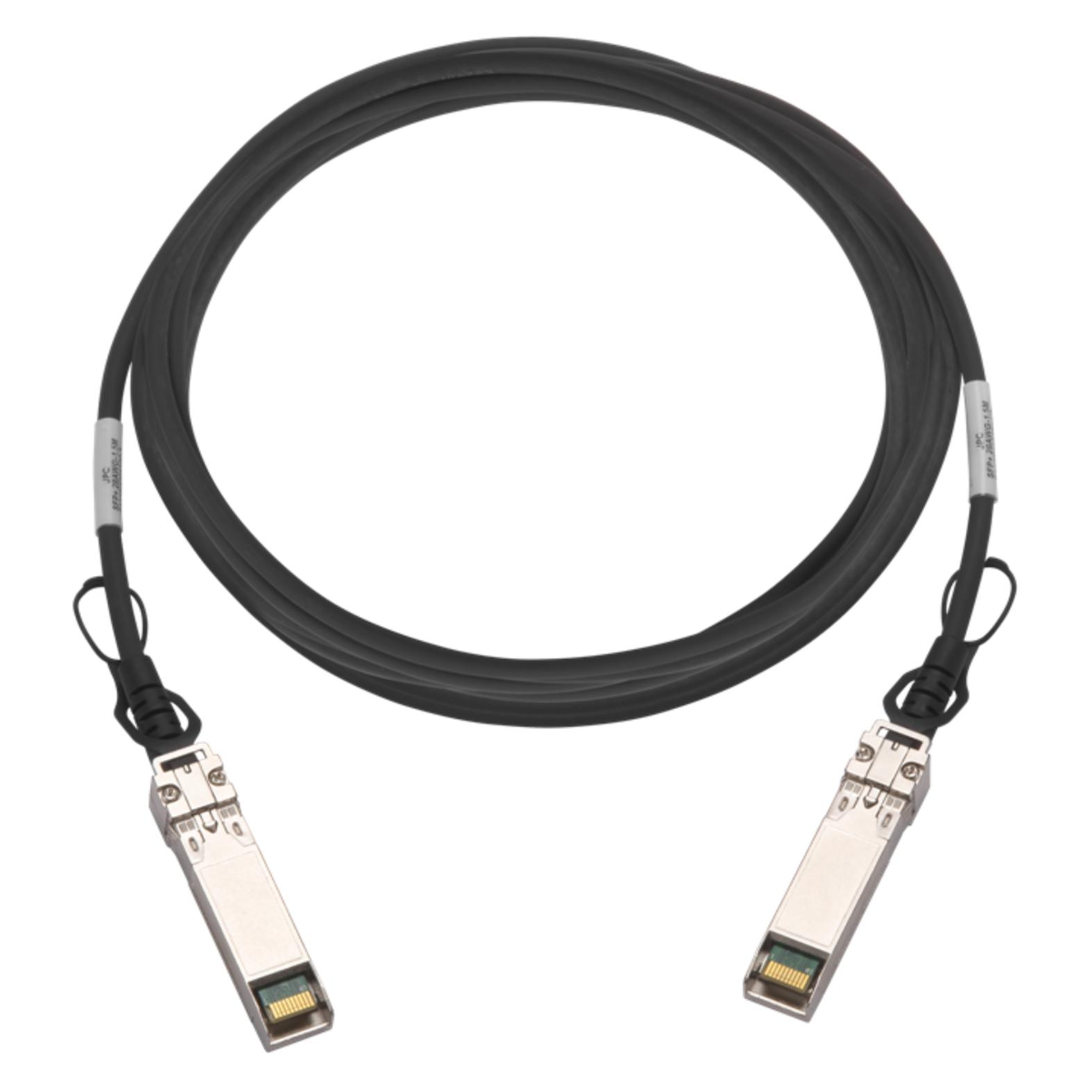 QNAP QSFP28 100GbE break out four SFP28 25GbE twinaxial direct attach cable 1.5M (CAB-DAC15M-Q28B4)
