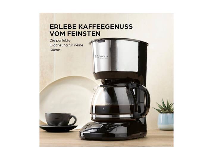 BARISTA Filterkaffeemaschine 30381 , schwarz (schwarz, silber), 10, Kaffeemaschinen, Filterkaffeemaschine