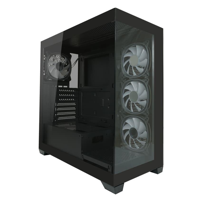 LC-Power LC Power Gaming-PC Gehäuse LC-715B-ON Midi-Tower schwarz