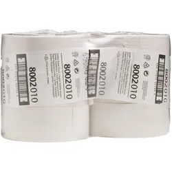 Hostess, Toilettenpapier, Toilettenpapier 525m 1lagig weiss Natura Jumbo 6 Rollen/Pack (6 Stk.)