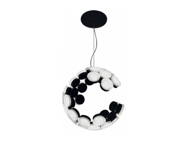 ARTEMIDE lampe à suspension SCOPAS (blanc/noir - Aluminium, méthacrylate, ABS)