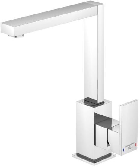 Steinberg Serie 160 Waschtischarmatur 1601511 Ausladung 140mm, schwenkbarer Auslauf, ohne Ablaufgarnitur, chrom