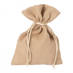 Bartl Samtsäckchen - groß - ca. 175 x 130 mm - lang - beige 255089