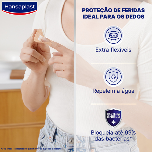 Hansaplast Elastic Pensos Pontas Dedos 10un