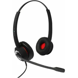 Plusonic Softphone 10.2P (Kabelgebunden, USB-A, Microsoft Teams, Skype), Office Headset, Schwarz