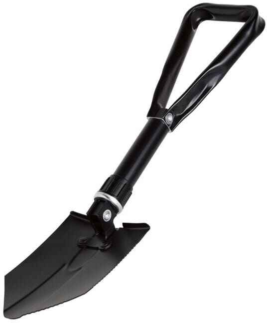 Spaten EASY CAMP, schwarz, L:61cm, Stahl, Spaten, Spaten schwarz Einheitsgröße