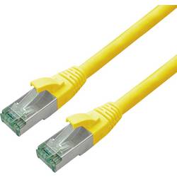 ROLINE RECYCLED MATERIAL ROLINE RM Patchkabel Cat.6A S/FTP (PiMF), gelb, 2 m 21.45.3222