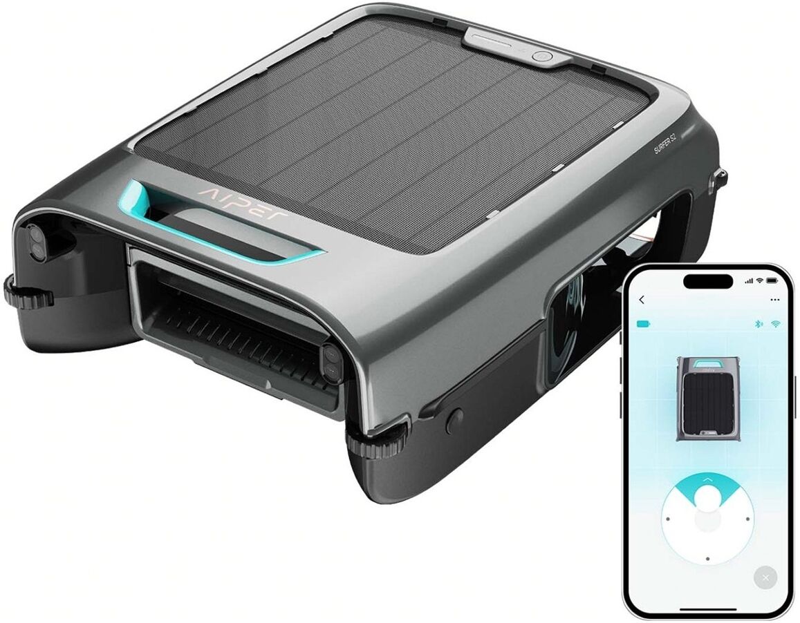 Robot skimmer de surface Aiper EcoSurfer S2 solaire sans fil