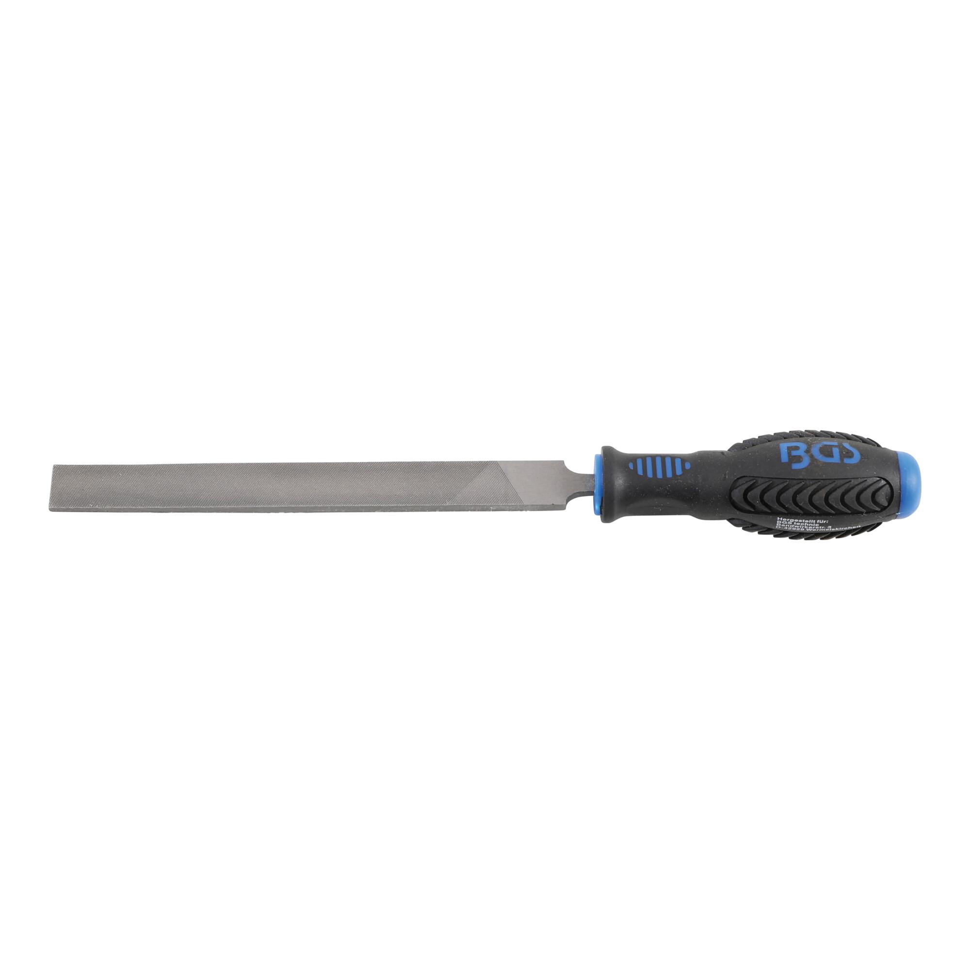 BGS Werkstattfeile 6572, flachstumpf, Hieb 3, 150 mm ; BGS technic)
