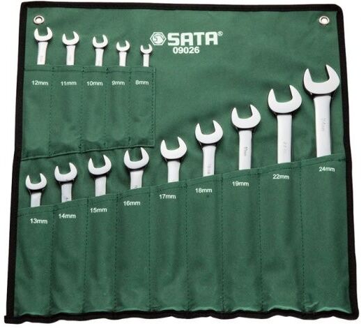 SATA 9026 Spanner Set, ring / open ended