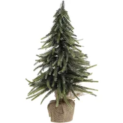 Chic Antique Fleur künstlicher Tannenbaum mit Glitzergold, 35 cm